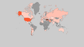 Mapa de países por produção de cerejas Thumbnail