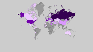 Mapa dos países por produção de beterraba açucareira Thumbnail
