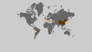 Mapa dos países por produção de castanhas Thumbnail