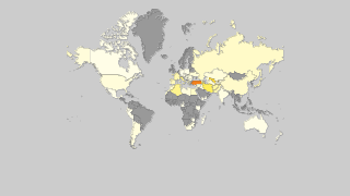 Mapa dos países por produção de damascos Thumbnail