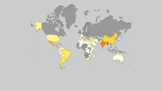 Mapa dos países por produção de limão Thumbnail