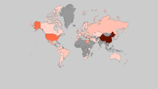 Mapa dos países por produção de morangos Thumbnail