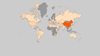 Mapa dos países por produção de pêssegos e nectarinas Thumbnail