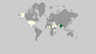 Mapa dos países por produção de quiabo Thumbnail